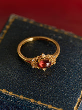 Vivien Garnet Ring - CAMELLIA Adjustable